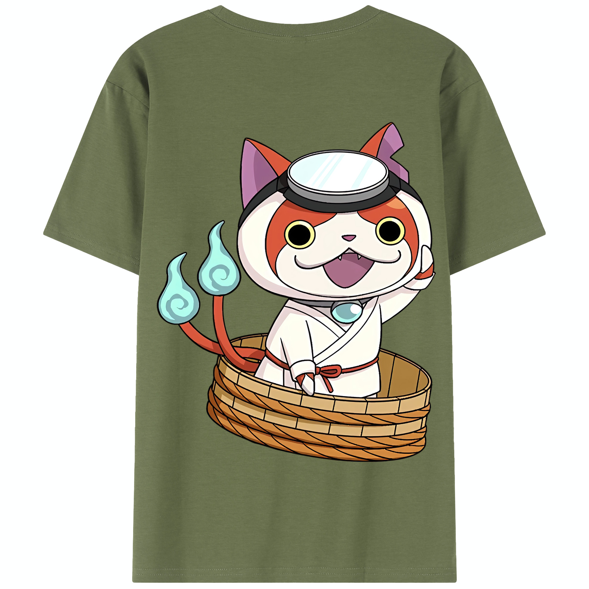 （画像用） 妖怪ウォッチ Yo-kai Watch 綿100％半袖Tシャツ（背面プリント）